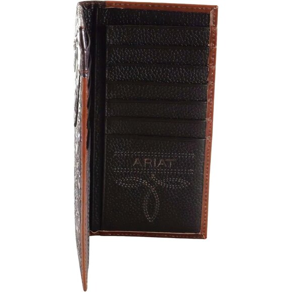 Men's Oak Embossed Rodeo Wallet - Picture 11 of 12